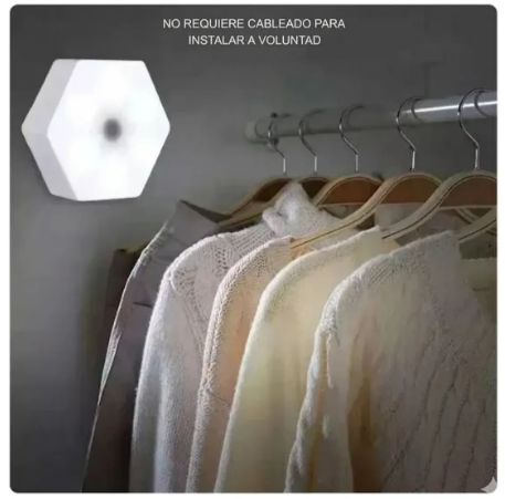Luz Led X 3 Lámpara Adhesiva