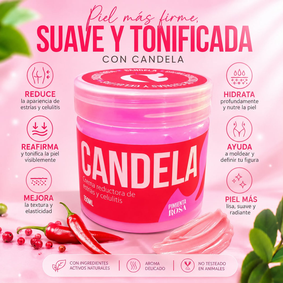 Candela Anti - Estrias Crema Reductora