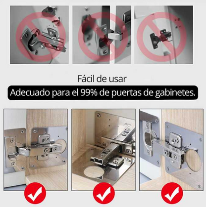 🔩PACK REPARADOR DE BISAGRAS PRO x 8 UND